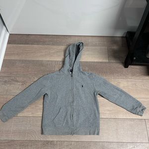 Big Boys grey Polo Hoodie
